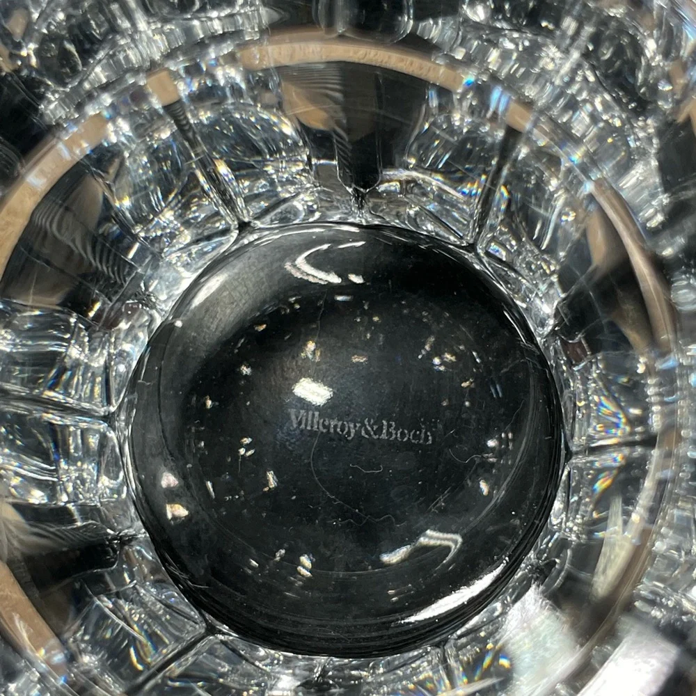 Crystal star shaped Votive Candle holder Villeroy‎ And Boch